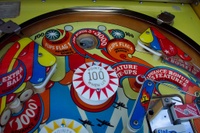 Image # 25741: Wizard! Upper Playfield 
(Playfield was mylared when new. Serial number 5702.)