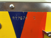 Image # 76314: World Beauties Cabinet - Serial Number 
(Serial number B12674 S.)