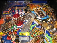 Image # 41954: WWF Royal Rumble Early Production Upper Playfield 
(The serial number of this game was not recorded.)