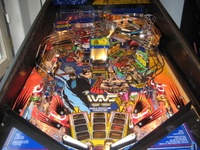 Image # 41953: WWF Royal Rumble Early Production Playfield 
(The serial number of this game was not recorded.)