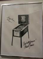 Image # 53633: Xenon Promotional Photo 
(Signed by Greg Kmiec and Paul Faris at Chicago Pinball Expo '95.)
