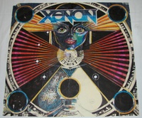 Image # 70460: Xenon Preliminary Backglass Artwork 
(Test rendering for infinity effect mockup.Artist is Paul Faris.Marker on blueprint paper.Dimensions: same size as production glass.)