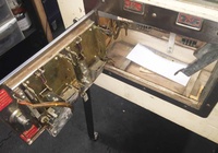 Image # 65642: Zig Zag Inside Coin Door 
(Both coin acceptor mechanisms have been removed from their mountings.)