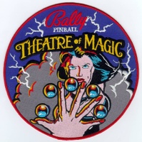 Image # 34252: Theatre of Magic Promotional Patch 
(Measures 8 inches in diameter.)
