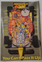 Image # 54213: Indianapolis 500 Promotional Poster 
(Measures 24 inches by 36 inches.)