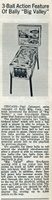 Image # 65831: Big Valley Cash Box New Game Anouncement 
(Cash Box, Jul-25-1970, page 65)