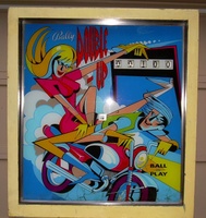 Image # 38534: Double-Up Backglass 
(Serial number 1010.)