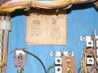 Image # 38548: Double-Up Game Adjustment Chart 
(Located in backbox. Serial number 1010.)