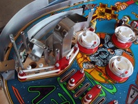 Image # 35884: Bram Stoker's Dracula Playfield - Plastic Covers Removed 
(This image allows for visual identification of parts otherwise obscured from view in a fully assembled playfield.)