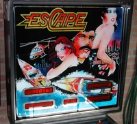 Image # 44707: Escape Backglass 
(Serial number 4608.)