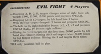 Image # 71601: Evil Fight Instruction Card