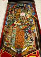 Image # 71592: Evil Fight Playfield 
(Two star rollover inserts are missing from this playfield.)