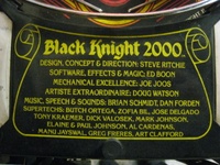 Image # 43471: Black Knight 2000 Personnel Credits 
(Serial number 531-243085.)
