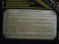 Image # 43470: Black Knight 2000 Instructions 
(Serial number 531-243085.)