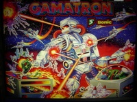 Image # 42072: Gamatron Illuminated Backglass