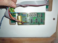 Image # 64437: Gun Men Inside Backbox - Sound Card 
(This game has the modified playfield and no mechanial chime unit.)