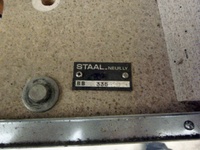 Image # 64450: Gun Men Backbox - Serial Number 
(This game has the modified playfield.)