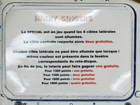 Image # 76992: hairy-SINGERS Instruction and Score Card - French 
(This card appears to be a reproduction.)
