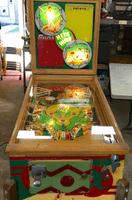 Image # 76860: Hits and Runs Illuminated Front View 
(The coin door is not original to this game.)