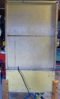 Image # 63525: Hits and Runs Cabinet - Rear 
(Serial number A1283.)