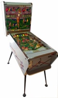 Image # 68680: Hockey Girl Cabinet - Full View 
(The legs shown here have been repainted and the original levelers were replaced. Serial number 619 22 18 5.)