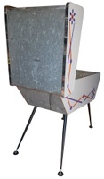 Image # 68681: Hockey Girl Cabinet - Rear View 
(The legs shown here have been repainted and the original levelers were replaced. Serial number 619 22 18 5.)