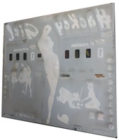 Image # 68706: Hockey Girl Backglass - Reverse 
(Serial number 619 22 18 5.)