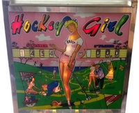 Image # 68671: Hockey Girl Illuminated Backglass 
(Serial number 619 22 18 5.)