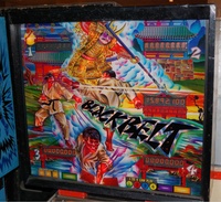 Image # 35858: Blackbelt Backglass 
(This is a regular production game.)