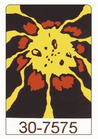 Image # 59969: Blackout Drop Target Decal 
(This is a scanned image of the actual decal, unretouched.)