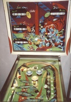 Image # 17850: Joker Early Production Machine 
(This game is serial number 1035, the 35th game produced. No discernable differences between this game and those made later in the production run.)