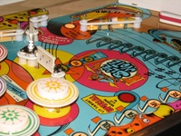 Image # 42328: Blue Note Sample Game - Middle Playfield 
(Serial number 01007 S.)