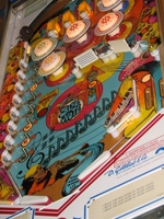 Image # 42325: Blue Note Sample Game - Illuminated Playfield 
(Serial number 01007 S.)
