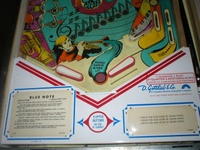 Image # 21368: Blue Note Lower Playfield 
(Serial number 02229.)