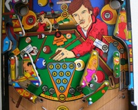 Image # 67772: Pool Champion Lower Playfield 
(The flippers and some inserts are missing from this playfield.)