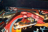 Image # 43312: BMX Early Production Playfield - Left Outlane Closed 
(Serial number EBMX1003.)