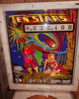 Image # 75225: Ten Stars Illuminated Backglass
