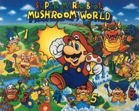 Image # 68101: Super Mario Bros. Mushroom World Original Backglass Artwork 
(Artists are Constantino Mitchell and Jeanine Mitchell.Acrylic paint and ink on illustration board.Dimensions 30 inches by 40 inches.)