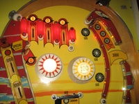 Image # 62167: Bon Voyage Early Production Upper Playfield 
(Serial number 1041.)