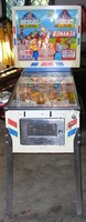 Image # 28266: Bonanza Cabinet - Front View 
(The coin entrance plate and coin chutes are missing from this game.)