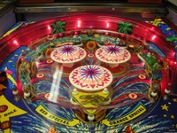 Image # 56460: Time Machine Upper Playfield 
(Serial number F/124.136.)