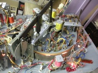 Image # 56487: Time Machine Under Upper Playfield 
(Serial number F/124.136.)
