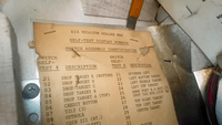 Image # 81005: Tiger Rag Inside Cabinet - Detail 
(Conversion serial number 4771. Source game serial number 4195.)