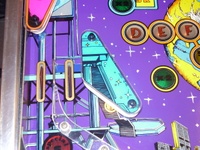 Image # 65546: World Defender Playfield - Detail 
(Serial number 6521.)