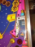 Image # 65543: World Defender Playfield - Detail 
(Serial number 6521.)