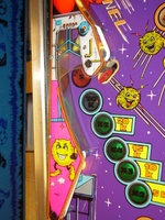 Image # 65544: World Defender Playfield - Detail 
(Serial number 6521.)