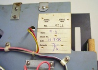 Image # 65556: World Defender Under Playfield - Serial Number 
(Serial number 6521.)