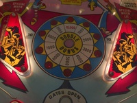 Image # 65839: Boogie Illuminated Playfield - Detail 
(Photographed at Pin-a-Go-Go 2015 in Dixon, California. )