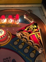 Image # 65837: Boogie Illuminated Playfield - Detail 
(Photographed at Pin-a-Go-Go 2015 in Dixon, California. )