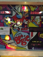 Image # 65834: Boogie Illuminated Backglass 
(Photographed at Pin-a-Go-Go 2015 in Dixon, California. )